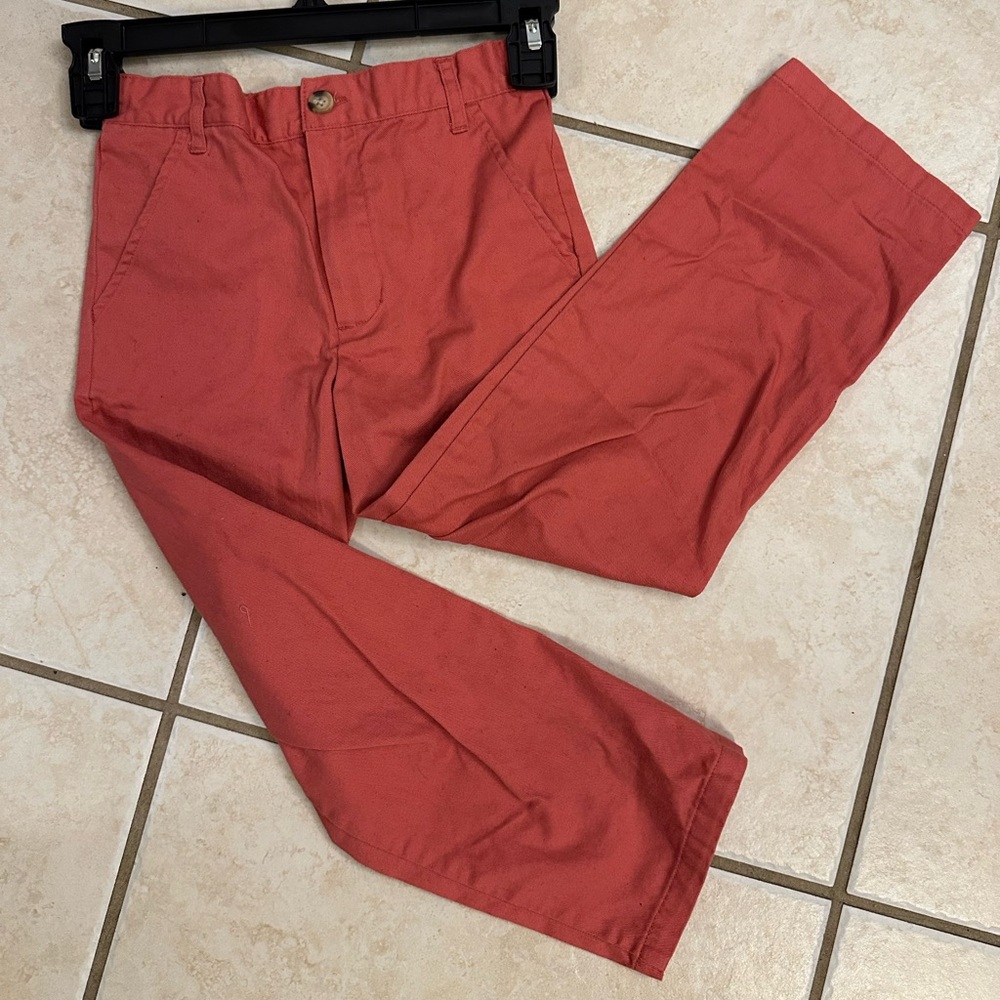 Class Club Boys's Pants Salmon Chinos Size 6 100% Cotton (L)